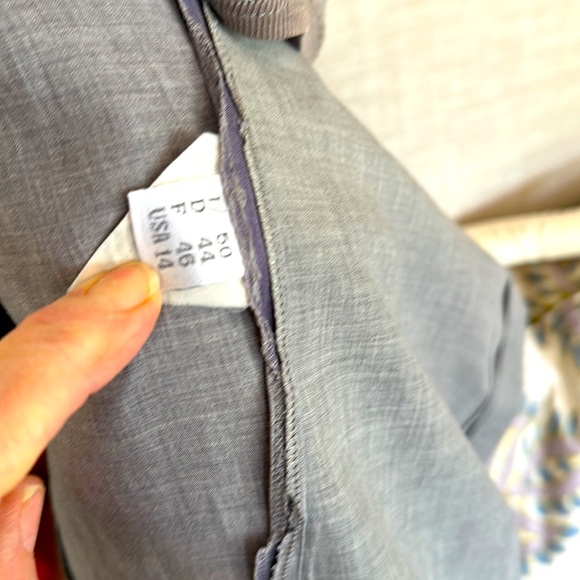 Italian Gunex Ombré Dress (Gunex manufacturers Brunello Cucinelli) fab fabric! - Picture 11 of 13